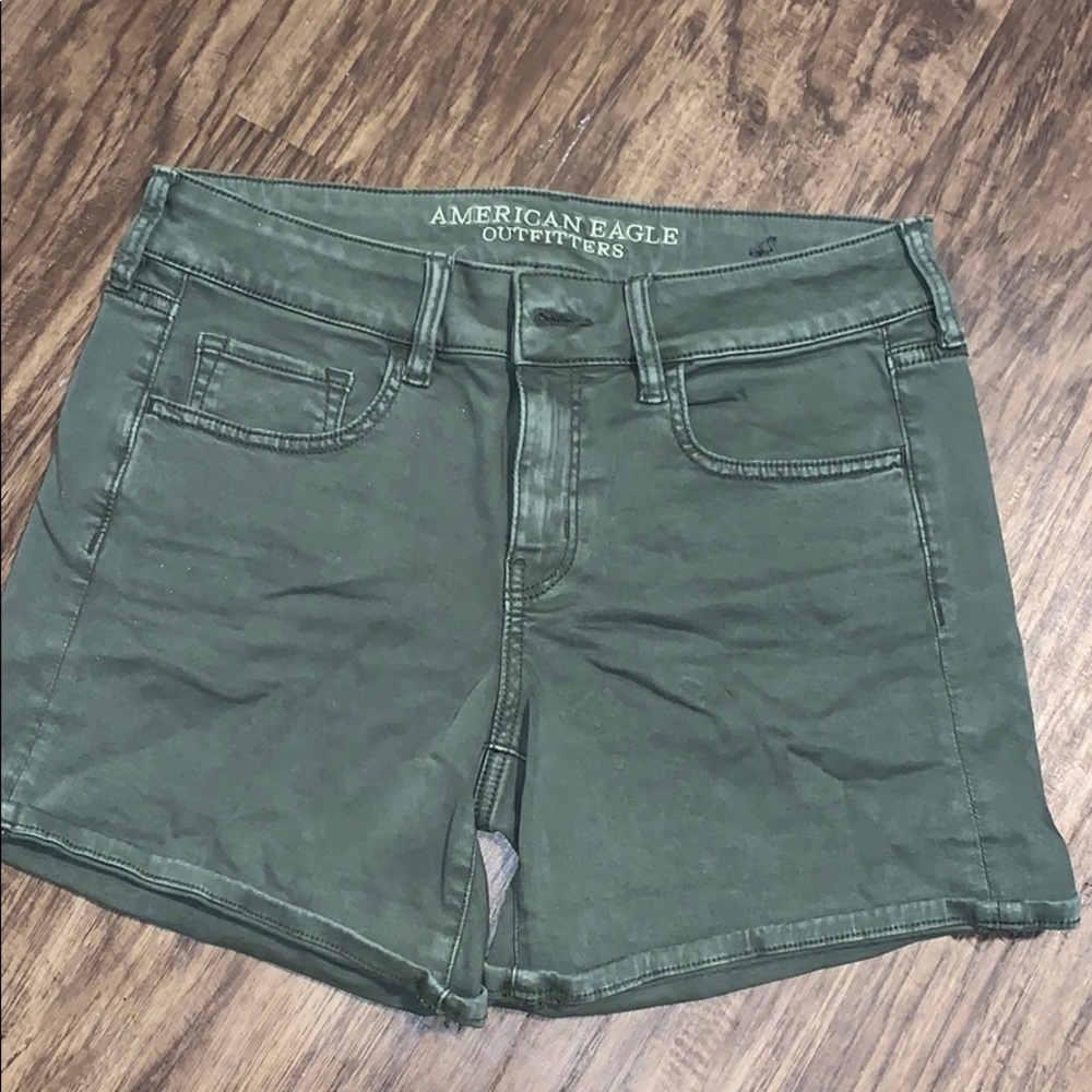 American eagle midi shorts